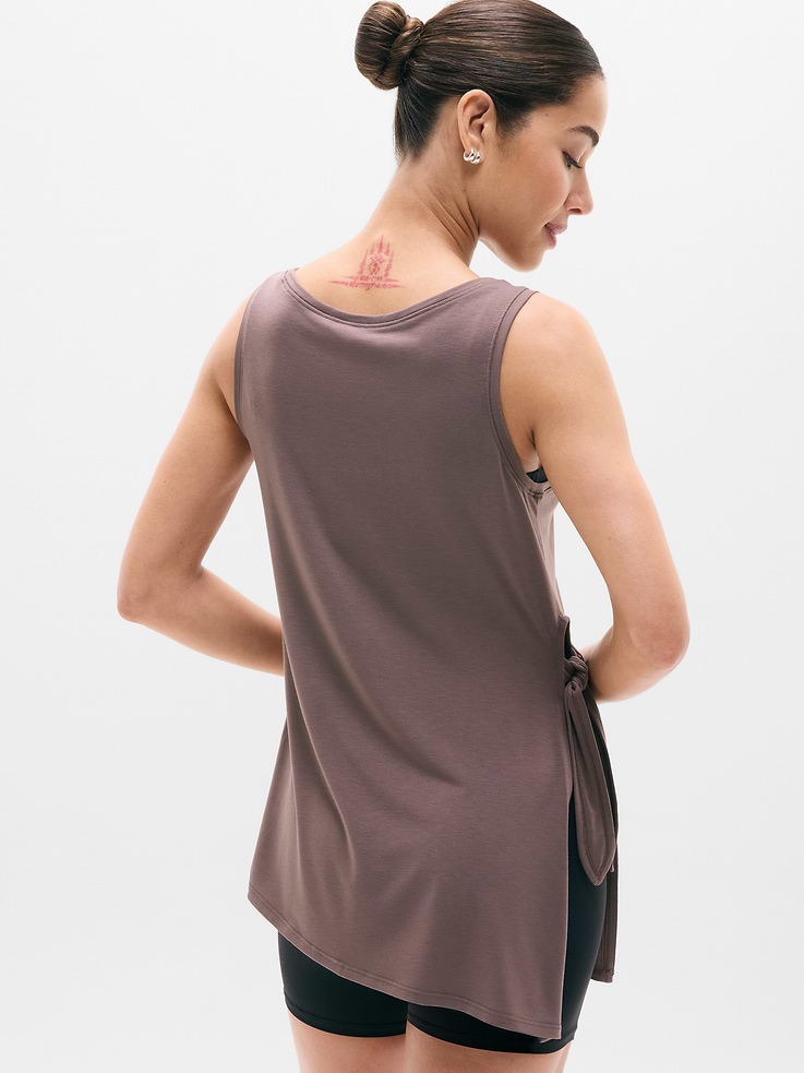 Image number 3 showing, Move With Ease Asym Tie Tank