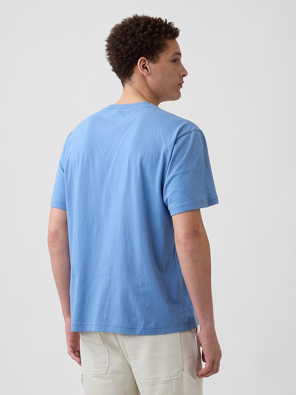 Everyday Soft Relaxed Gap Americana Logo T-Shirt