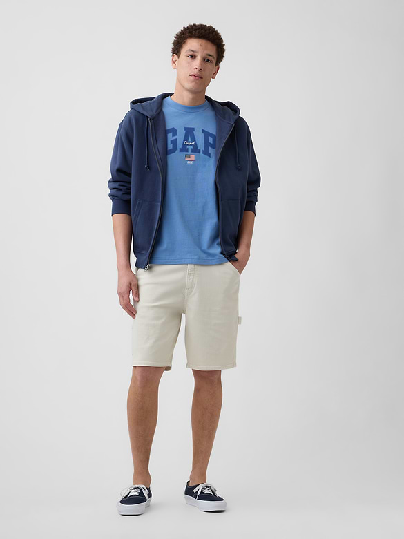 Everyday Soft Relaxed Gap Americana Logo T-Shirt