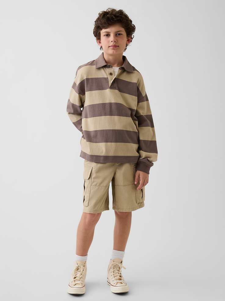 Image number 1 showing, Kids Relaxed Easy Cargo Shorts