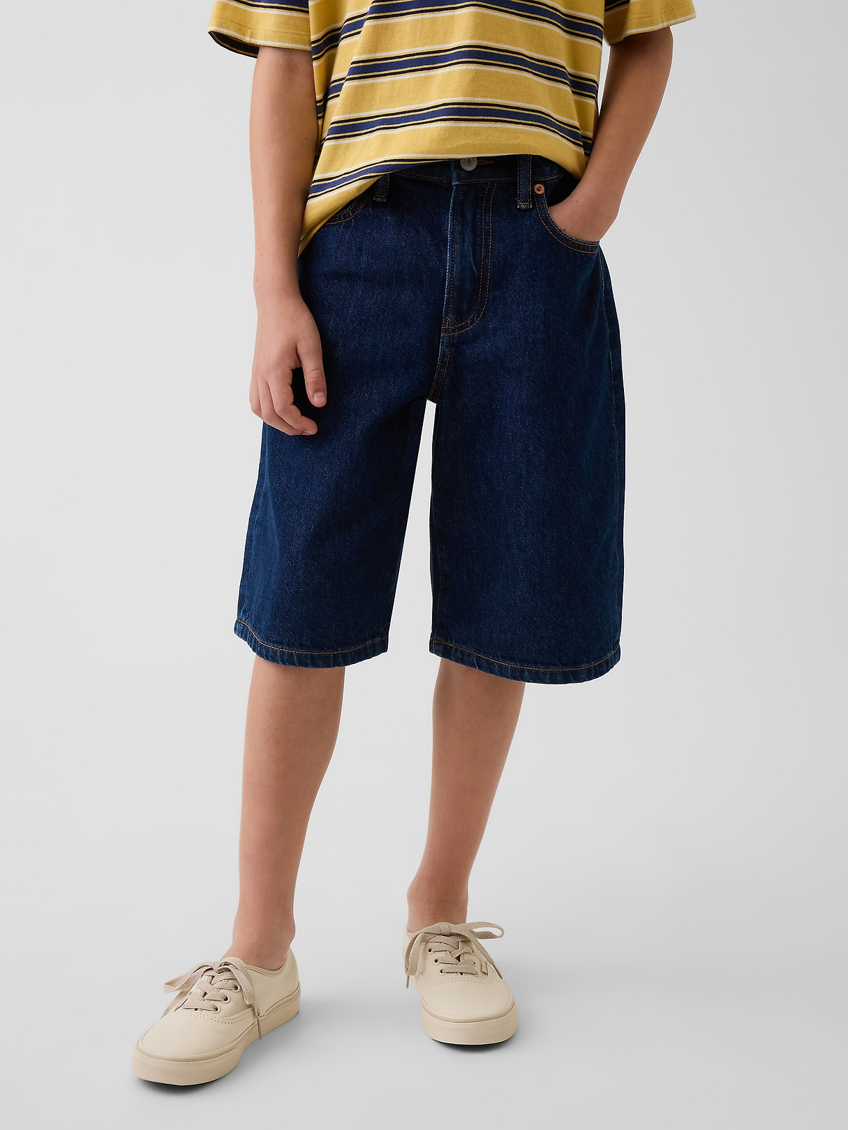 Kids Baggy Denim Shorts | Gap