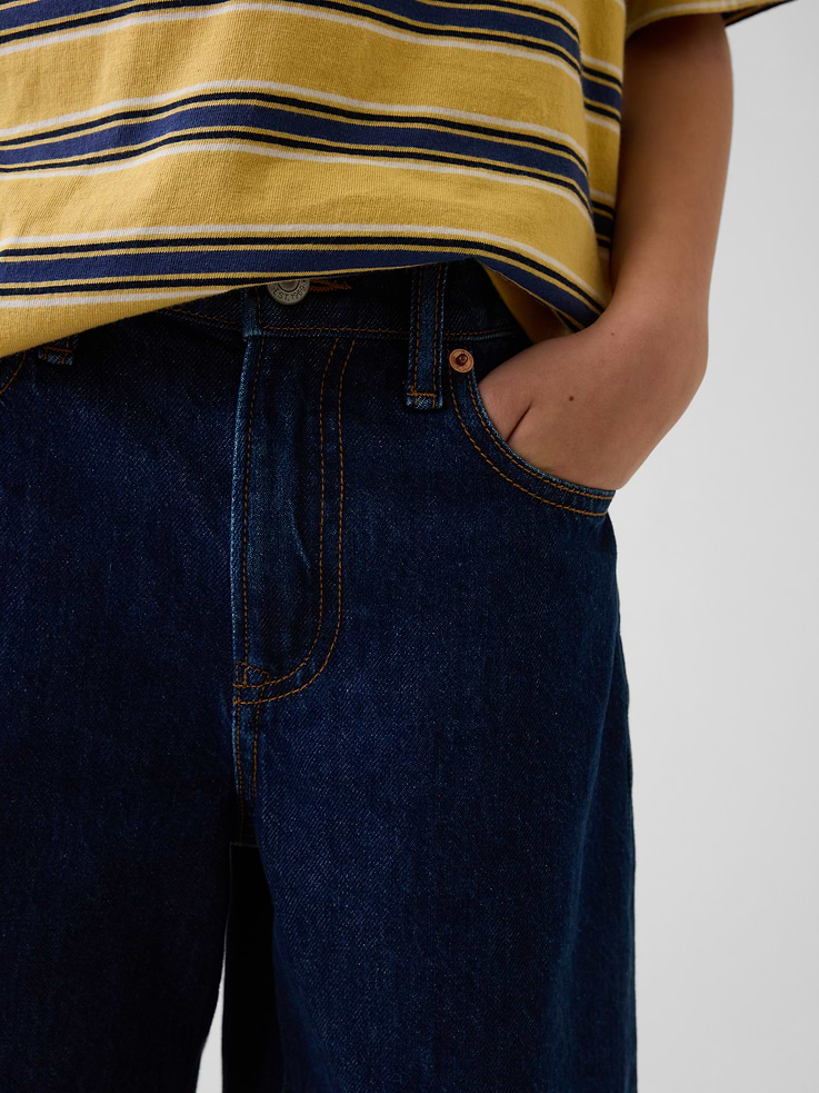 Image number 5 showing, Kids Baggy Denim Shorts