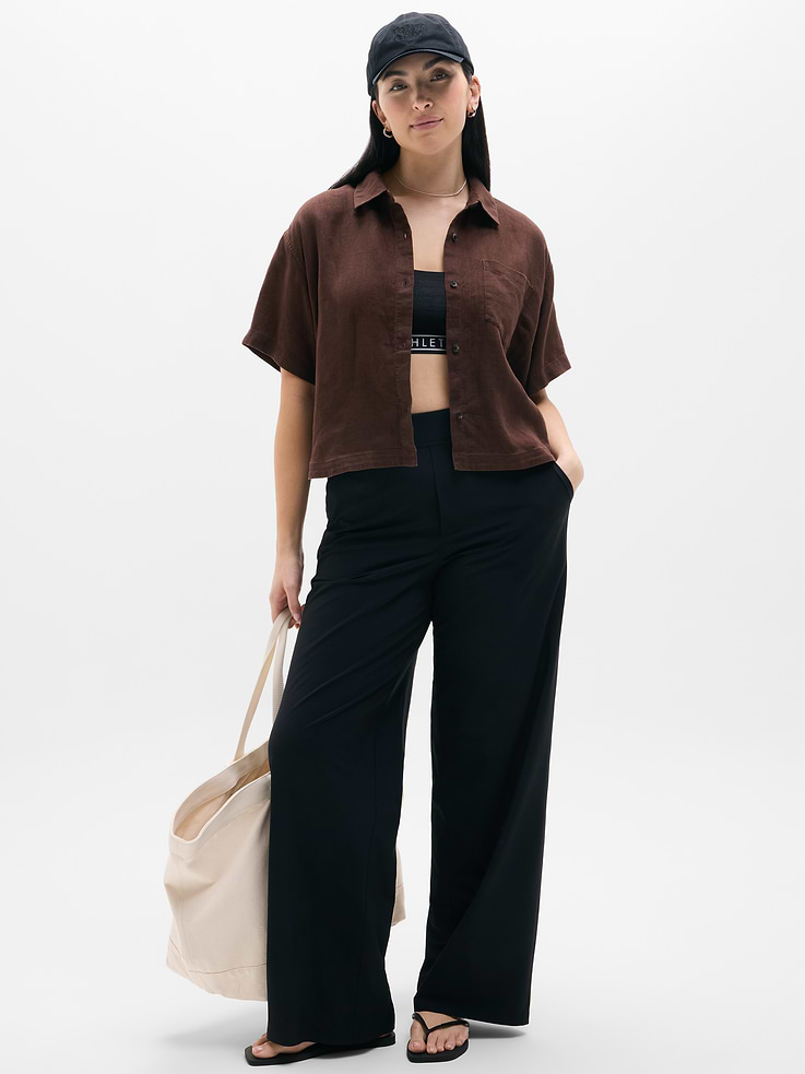 Image number 5 showing, Retreat Linen Short Sleeve Shirt