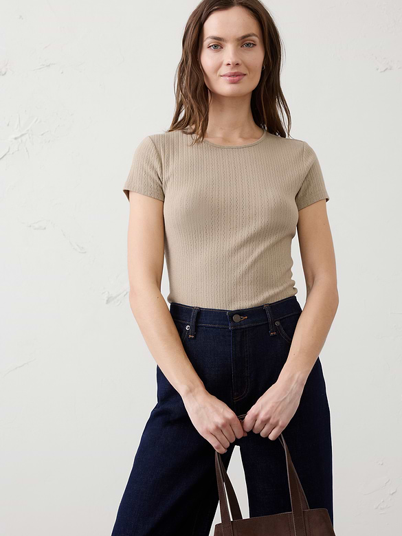 Pointelle Baby T-Shirt