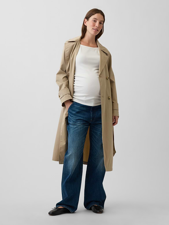 Camisole moderne à col tablier de Maternité