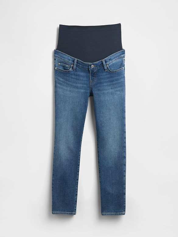 Maternity Full-Panel Slim Ankle Jeans