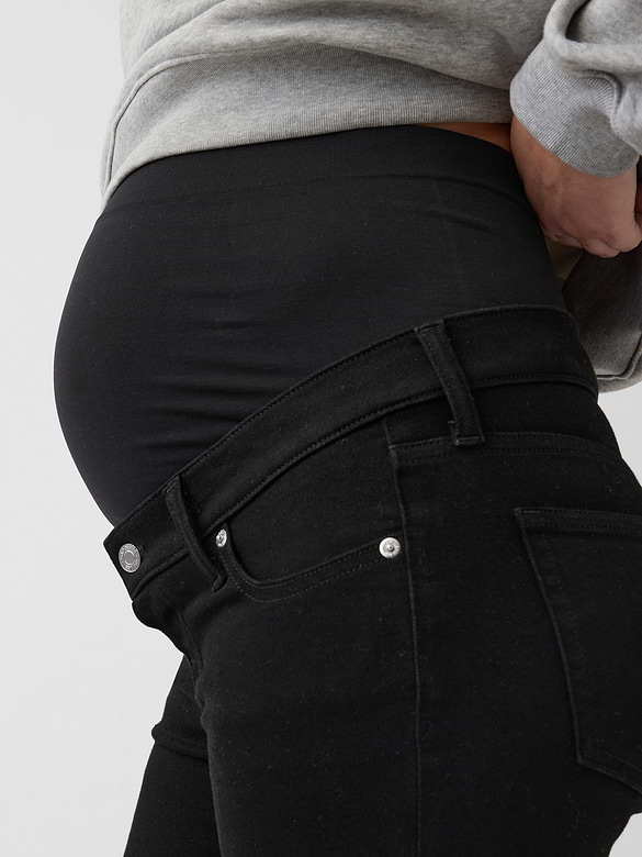 Maternity Full-Panel Slim Ankle Jeans