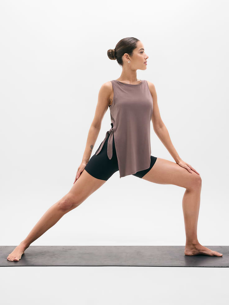 Image number 2 showing, Move With Ease Asym Tie Tank
