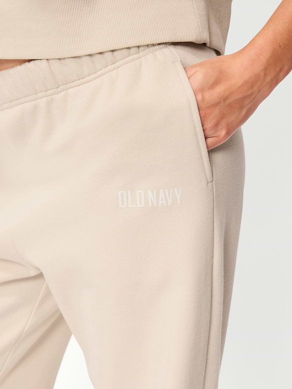High-Waisted Fleece Wide-Leg Sweatpants