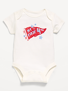 Image number 1 showing, Short-Sleeve Graphic Bodysuit for Baby