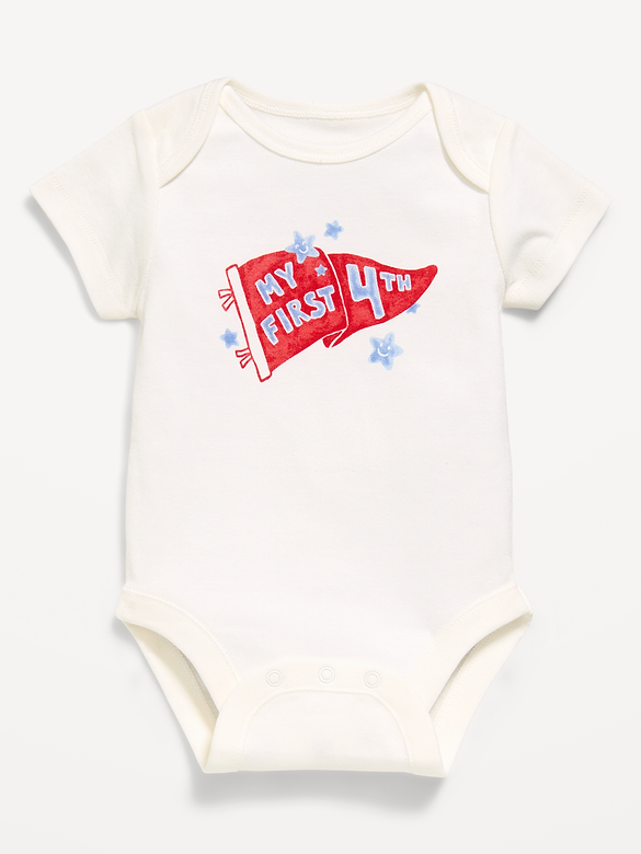 Short-Sleeve Graphic Bodysuit for Baby