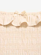 Image number 4 showing, Sleeveless Fitted Ruffled Smocked Top for Girls