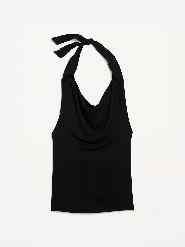 Image number 6 showing, Cowl-Neck Halter Top
