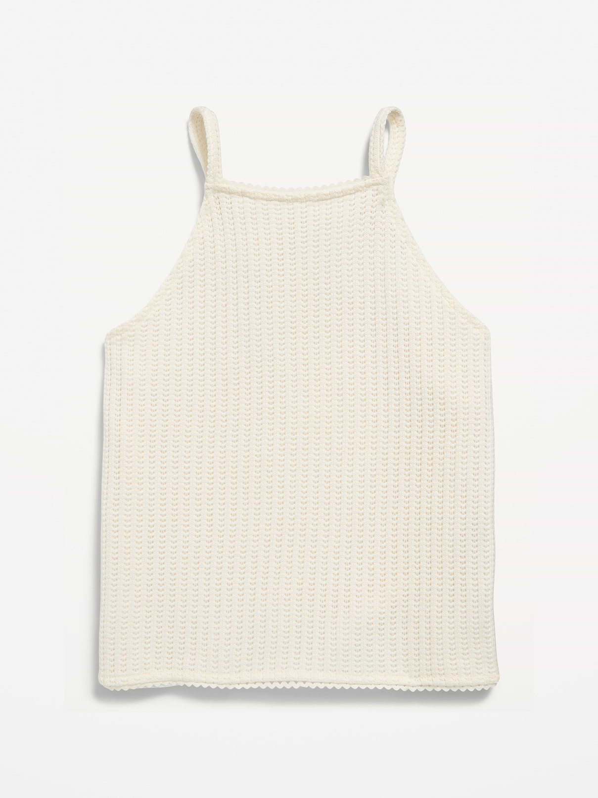 Image number 2 showing, Sleeveless Jacquard Knit Top for Girls