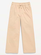 Image number 1 showing, School Uniform Baggy Wide-Leg Pull-On Pants for Girls