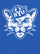 Image number 2 showing, Brigham Young University BYU Big Mascot Graphic T-Shirt for Men