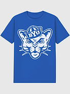 Image number 1 showing, Brigham Young University BYU Big Mascot Graphic T-Shirt for Men