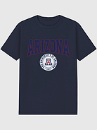 Image number 1 showing, University of Arizona Collegiate Seal Dark Graphic T-Shirt for Men