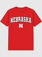 Image number 1 showing, University of Nebraska Arch Logo Graphic T-Shirt for Men