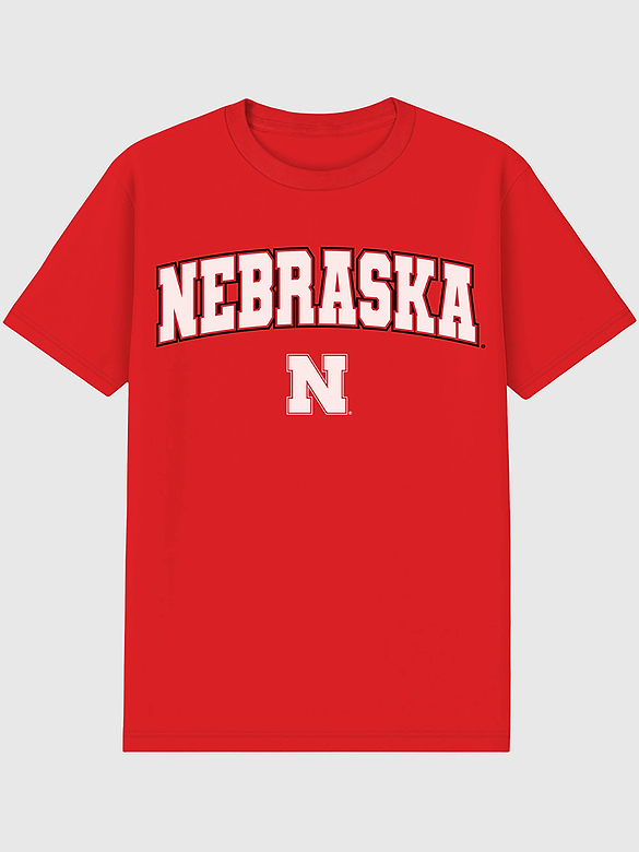 University of Nebraska Arch Logo Graphic T-Shirt for Men