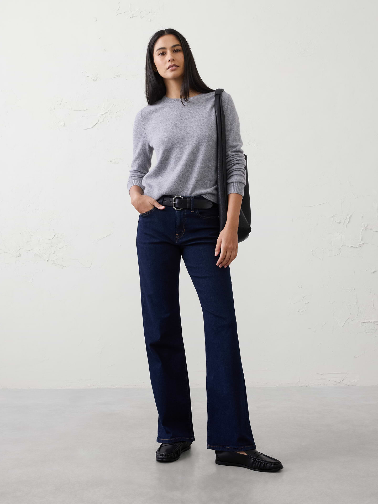 Image number 1 showing, Bootcut Mid-Rise Slim Jean