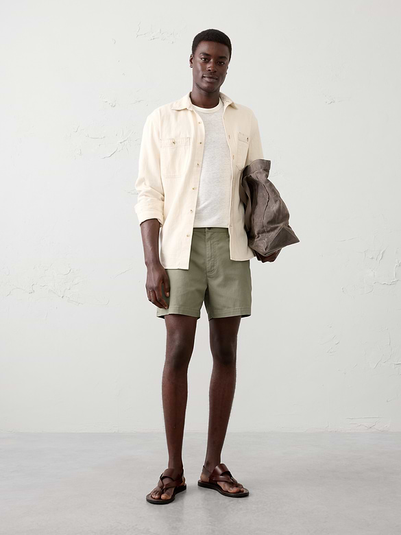 Slim-Fit 5" Summerweight Chino Short