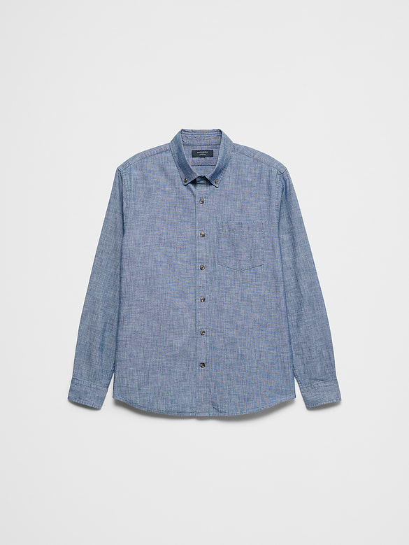 Standard-Fit Softwash Cotton Shirt