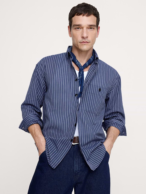 Relaxed-Fit Summerweight Cotton Shirt