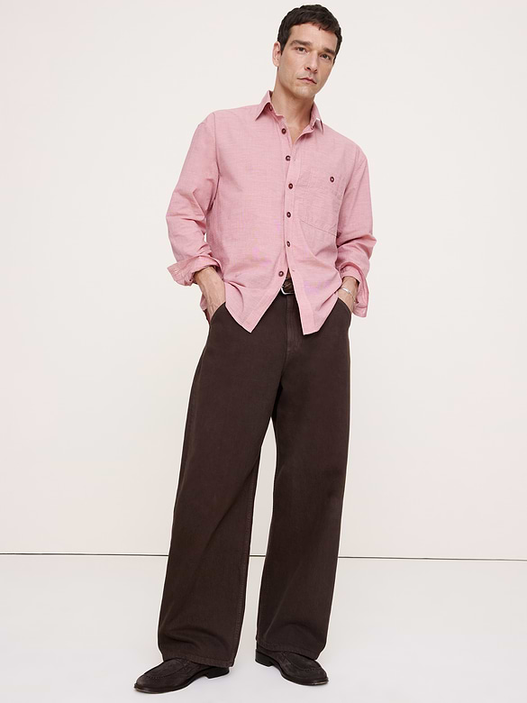 Relaxed-Fit Summerweight Cotton Shirt
