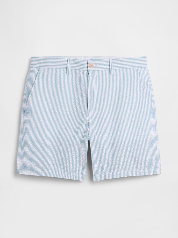 Image number 6 showing, 7" Essential Seersucker Shorts