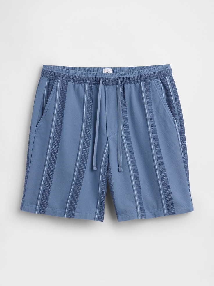 Image number 6 showing, 7" Easy Textured Stripe Shorts