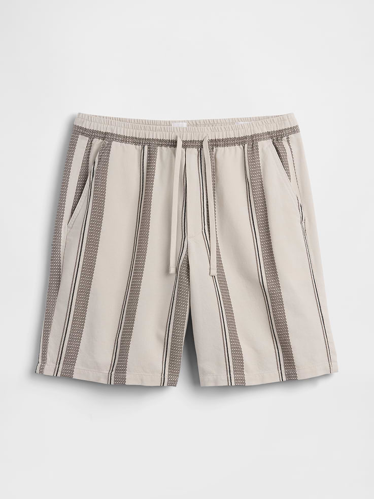 Image 6 of 6, 7" Easy Textured Stripe Shorts