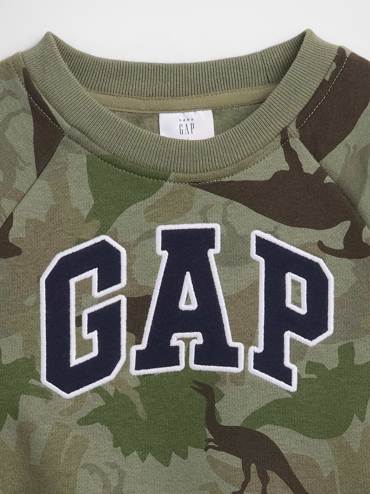 Image 3 of 3, babyGap Print Crewneck Sweatshirt