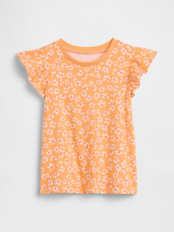 babyGap Print Flutter Sleeve T-Shirt
