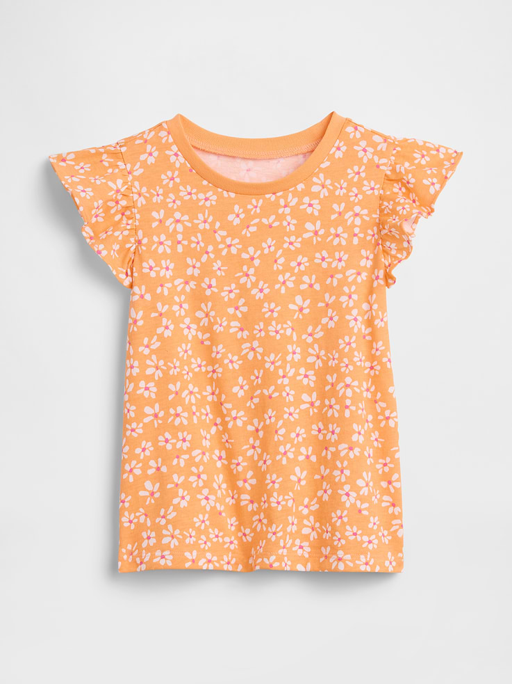 Image number 1 showing, babyGap Print Flutter Sleeve T-Shirt