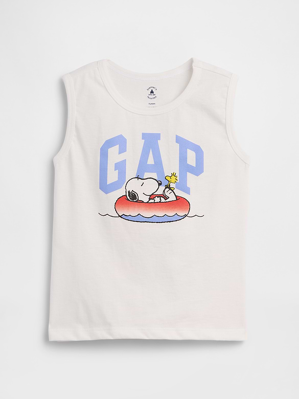 babyGap Peanuts Logo Tank Top