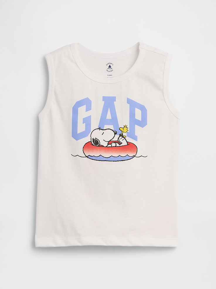 Image number 1 showing, babyGap Peanuts Logo Tank Top