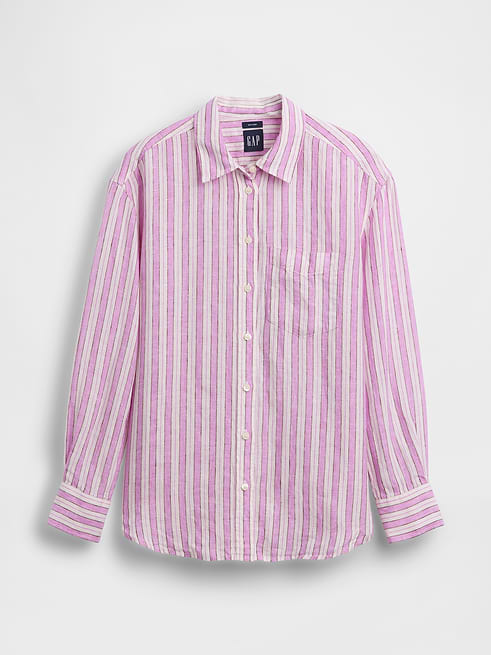 GAP 100% Linen Oversized Shirt
