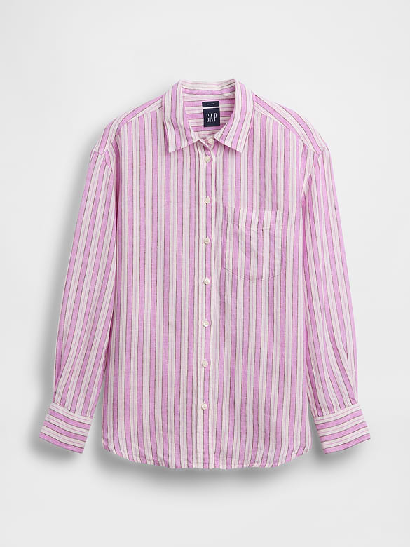 100% Linen Oversized Shirt