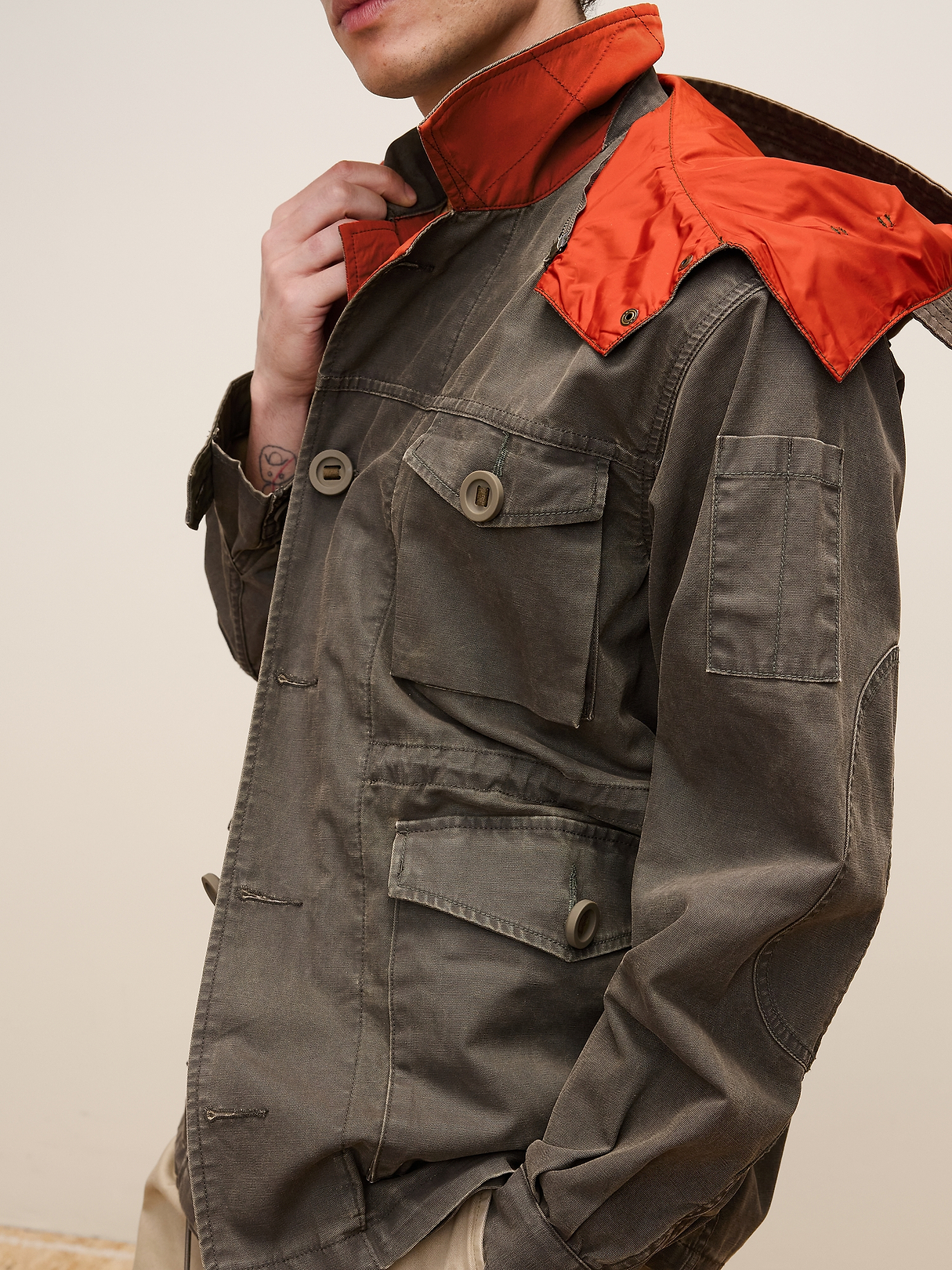 Archive Reissue Hooded Utility Jacket | Banana Republic