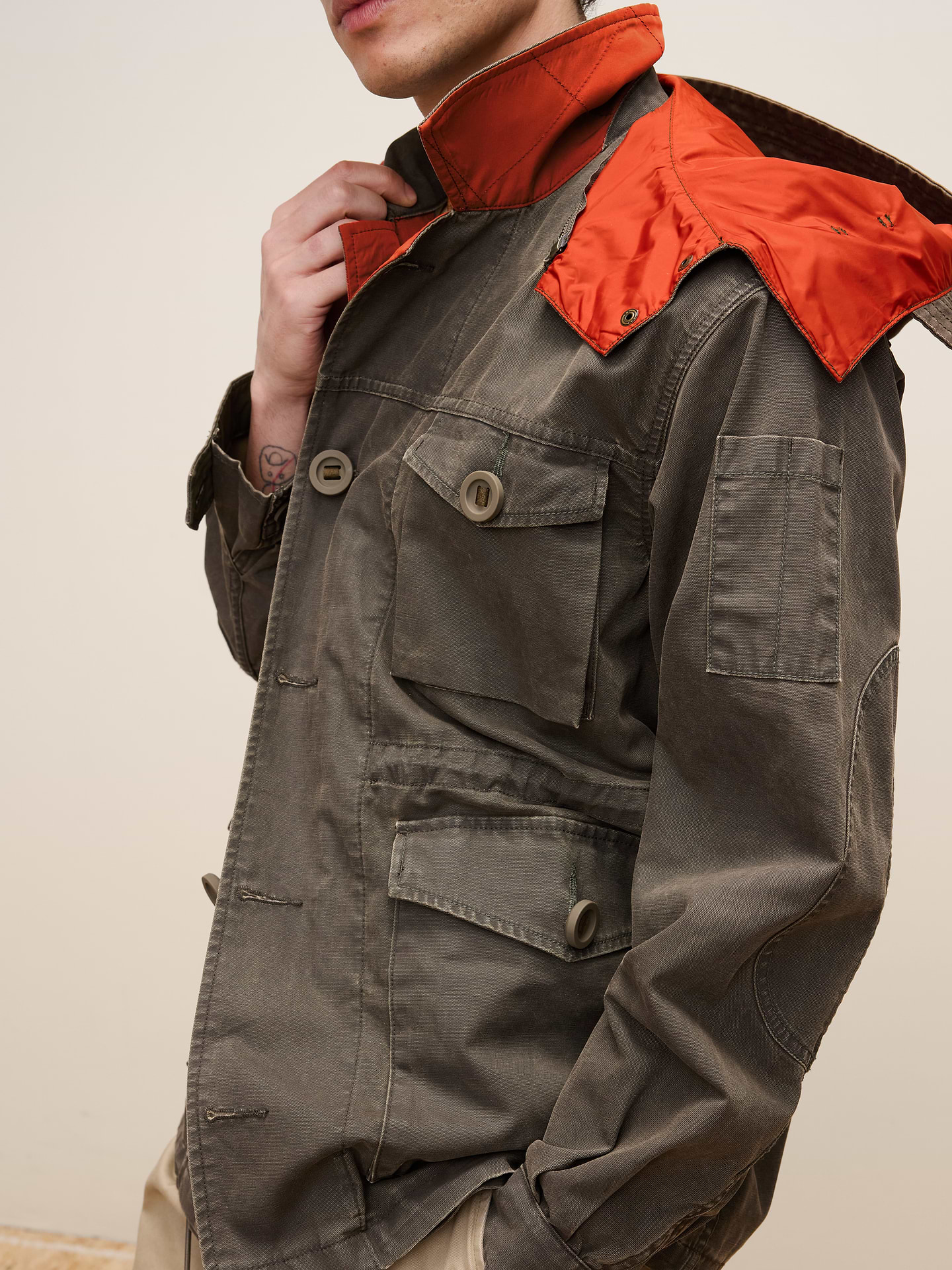 Image number 2 showing, Archive Reissue Hooded Utility Jacket