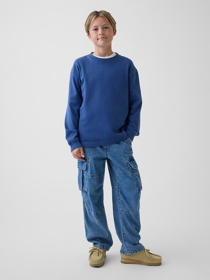 Image number 1 showing, Kids Easy Cargo Jeans