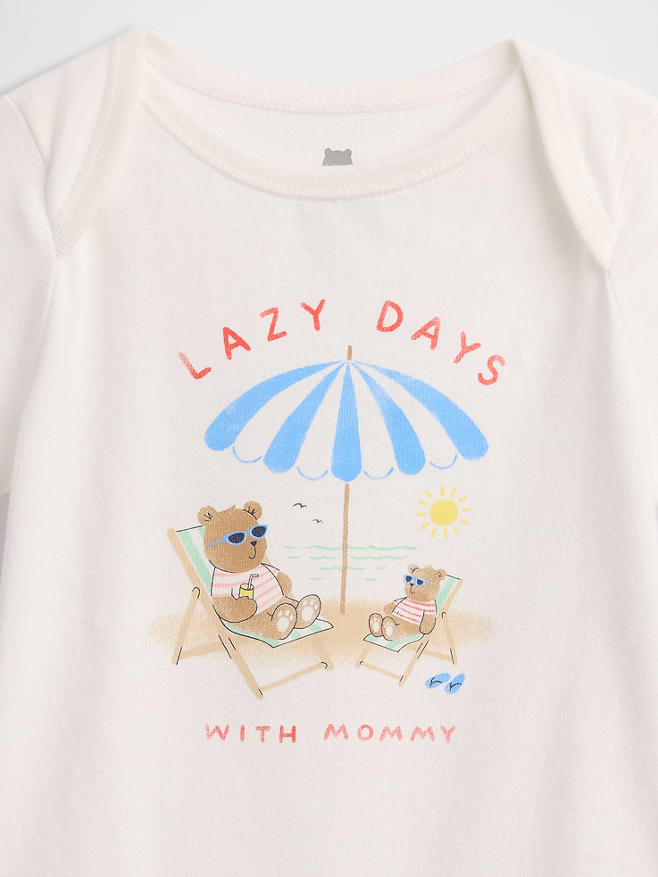 Image number 3 showing, Baby First Favorites Organic Cotton Graphic Bodysuit