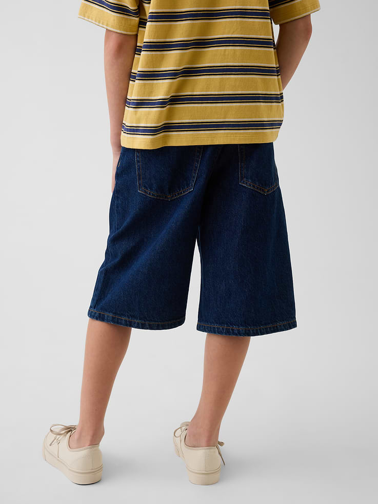 Image number 4 showing, Kids Baggy Denim Shorts