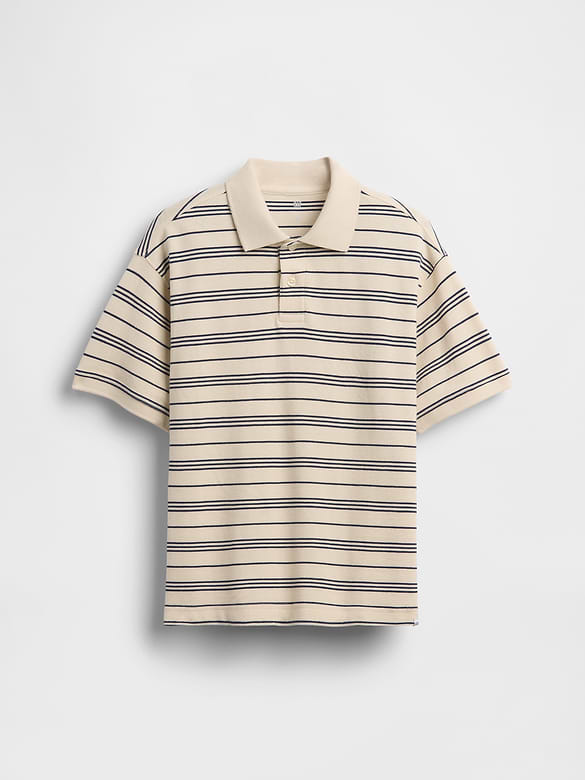 Kids Relaxed Pique Polo Shirt