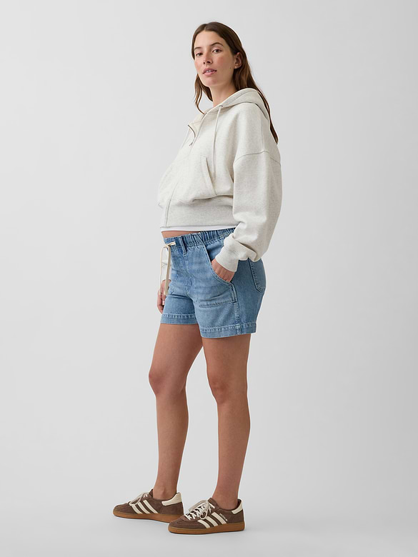 Short confort en denim Douceur suprême avec panneau intégral de Maternité