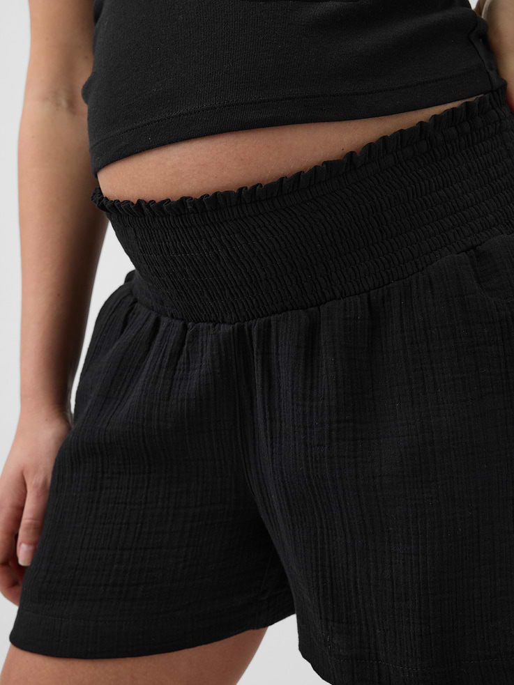 Image number 4 showing, Maternity Under Belly Easy Shorts