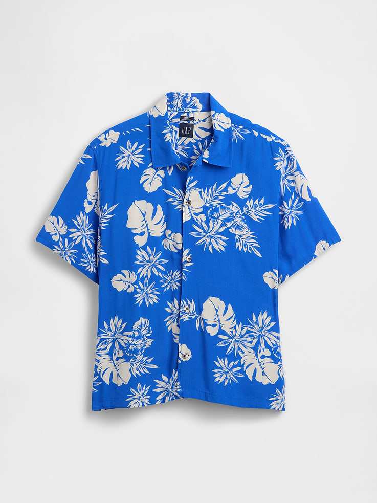 Image number 5 showing, Relaxed Camp Collar Shirt