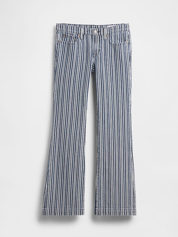 Low Rise Long & Lean Stripe Jeans