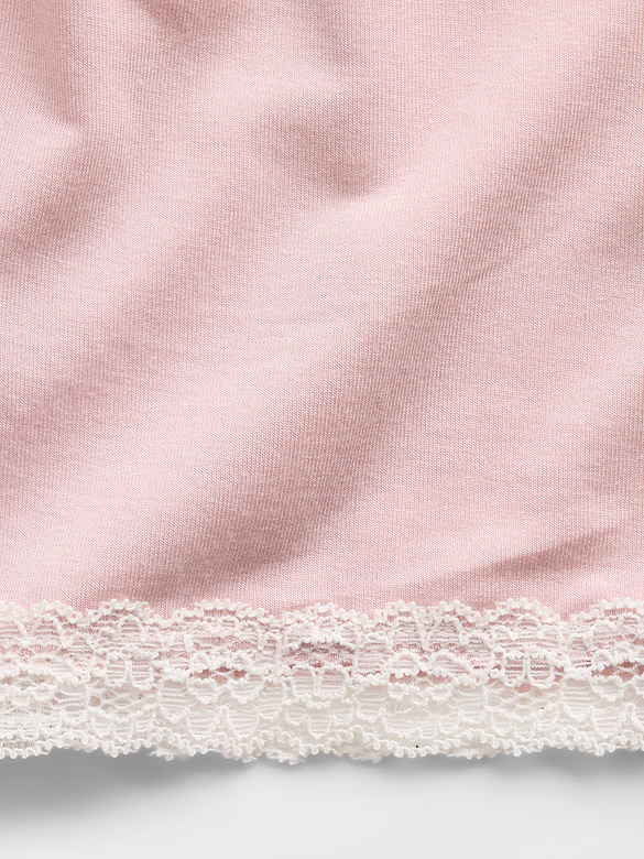 SoftMade Modal Lace-Trim PJ Shorts